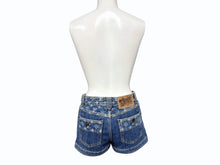 画像をギャラリービューアに読み込む, LOUIS VUITTON ルイヴィトン モノグラム デニム ショートパンツ RW081W MPA08CF7 ブルー コットン サイズ34 美品 中古 4b008203