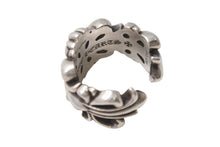 画像をギャラリービューアに読み込む, CHROME HEARTS クロムハーツ ダブルフローラルクロスリング 指輪 サイズ14号 重量約15.4g シルバー925 美品 中古 4b001506