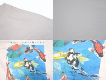 画像をギャラリービューアに読み込む, VINTAGE ヴィンテージ KOI UNLIMITED 鯉 半袖Tシャツ トップス コットン ホワイト マルチカラー サイズL 美品 中古 4b001526