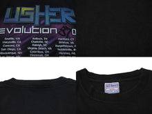画像をギャラリービューアに読み込む, VINTAGE ヴィンテージ USHER アッシャー Evolution 8701 Tシャツ サイズXL ツアー ライブ 2002年 ブラック 美品 中古 4b001527