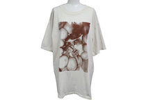 画像をギャラリービューアに読み込む, VINTAGE ヴィンテージ GOT MILK? 半袖Tシャツ サイズL アダルトプリント アイボリー ギルダン 広告 美品 中古 4b001529