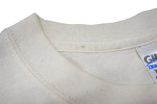 画像をギャラリービューアに読み込む, VINTAGE ヴィンテージ GOT MILK? 半袖Tシャツ サイズL アダルトプリント アイボリー ギルダン 広告 美品 中古 4b001529