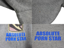 画像をギャラリービューアに読み込む, VINTAGE ヴィンテージ 90's PORN STAR ポーンスター 半袖Tシャツ オールドスケート アダルトプリント グレー 良品 中古 4b001532