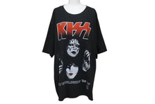 画像をギャラリービューアに読み込む, VINTAGE ヴィンテージ 90's KISS キス ALIVE/WORLDWIDE TOUR ツアー Tシャツ サイズXL 1996年 ブラック 美品 中古 4b001534