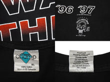 画像をギャラリービューアに読み込む, VINTAGE ヴィンテージ 90's KISS キス ALIVE/WORLDWIDE TOUR ツアー Tシャツ サイズXL 1996年 ブラック 美品 中古 4b001534