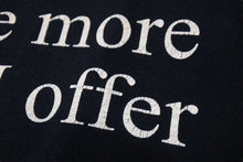 画像をギャラリービューアに読み込む, VINTAGE ヴィンテージ 00's Sarcasm サーカズム メッセージTシャツ サイズL プリント ブラック ホワイト レッド 美品 中古 4b001539