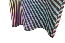 画像をギャラリービューアに読み込む, Q-TEES キューティーズ ヴィンテージ Tシャツ サイケデリック 幾何学模様 オーバーサイズ マルチカラー サイズ XL 中古 4b001540