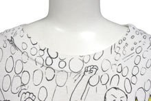 画像をギャラリービューアに読み込む, VINTAGE ヴィンテージ BEAVIS AND BUTT-HEAD ビーバスアンドバットヘッド 半袖Tシャツ ホワイト 総柄 美品 中古 4b001544