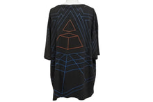 画像をギャラリービューアに読み込む, VINTAGE ヴィンテージ DUFT PUNK ダフトパンク Alive Tour 2007 アライブツアー Tシャツ サイズXL 総柄 ブラック 良品 中古 4b001547