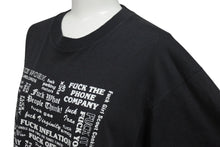 画像をギャラリービューアに読み込む, VINTAGE ヴィンテージ 80's FUCK ファック Tシャツ サイズL プリント ブラック ホワイト 80年代 美品 中古 4b001548