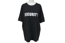 画像をギャラリービューアに読み込む, VINTAGE ヴィンテージ Microsoft マイクロソフト SECURITY セキュリティ Tシャツ サイズL プリント ブラック 警備 美品 中古 4b001553