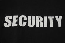 画像をギャラリービューアに読み込む, VINTAGE ヴィンテージ Microsoft マイクロソフト SECURITY セキュリティ Tシャツ サイズL プリント ブラック 警備 美品 中古 4b001553