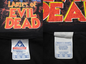 極美品 VINTAGE ヴィンテージ Life After Dead The Ladies of the Evil Dead 死霊のはらわた ムービーTシャツ サイズXL ホラー映画 中古 4b001554