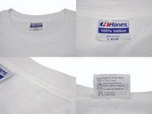 画像をギャラリービューアに読み込む, VINTAGE ヴィンテージ 薔薇 ローズ 半袖Tシャツ アメリカ製 コットン ホワイト レッド グリーン サイズL 美品 中古 4b001561