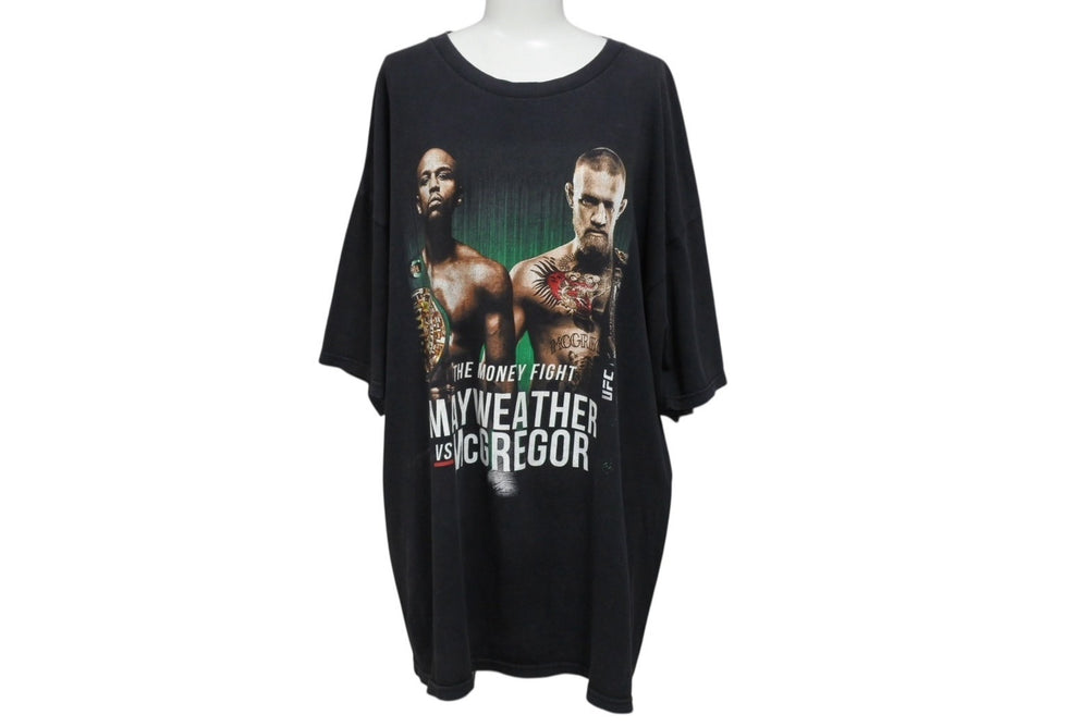 MAYWEATHER VS McGREGOR Mayweather VS Conor McGregor Short Sleeve T-Shirt 2017 T-Mobile Arena Black Good Condition Used 4b001562