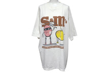 画像をギャラリービューアに読み込む, VINTAGE ヴィンテージ 90's S&amp;M's Tシャツ サイズL M&amp;M's エムアンドエムズ パロディ SM チョコレート ホワイト 美品 中古 4b001567