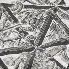 画像をギャラリービューアに読み込む, VINTAGE ヴィンテージ M.C. Escher マウリッツ エッシャー アート 半袖Ｔシャツ ホワイト コットン 1991年 絵 プリント サイズL 良品 中古 4b001568
