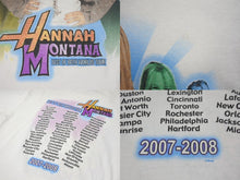 画像をギャラリービューアに読み込む, VINTAGE ヴィンテージ 00's HANNAH MONTANA ハンナモンタナ BEST OF BOTH WORLDS TOUR Tシャツ サイズM ディズニー 美品 中古 4b001569
