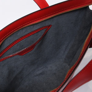 LOUIS VUITTON ルイヴィトン サンジャック ショッピング トートバッグ M52267 エピレザー レッド ゴールド金具 美品 中古 4b013699