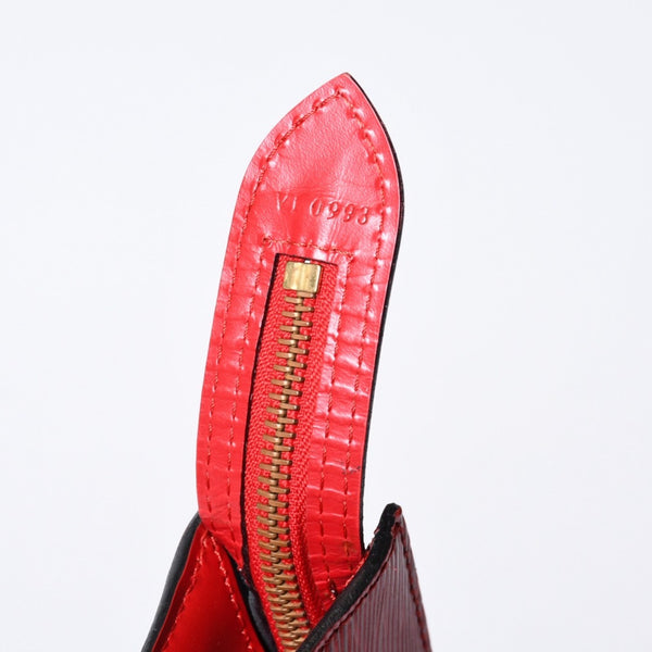 LOUIS VUITTON ルイヴィトン サンジャック ショッピング トートバッグ M52267 エピレザー レッド ゴールド金具 美品 中古 4b013699