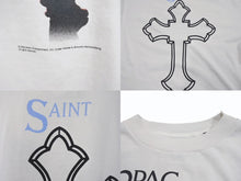 画像をギャラリービューアに読み込む, 新品未使用 SAINTMICHAEL セントマイケル 2PAC 半袖Tシャツ サイズL SM-HR8-0000-C15 ホワイト 中古 4b001573