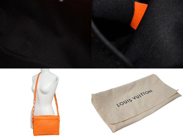 極美品 LOUIS VUITTON ルイヴィトン Virgil Abloh 19AW M55297 ソフトトランク MCA限定 ショルダーバッグ 中古 4b001577