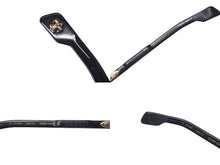 画像をギャラリービューアに読み込む, CHROME HEARTS クロムハーツ CHIRP CHIRP チャープ フレア メガネ プラスチック 18KGP ブラック サイズ49□23 美品 中古 4b001587