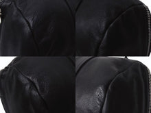 画像をギャラリービューアに読み込む, CHROME HEARTS クロムハーツ DUFFLE TINY タイニーダッフル ボストンバッグ ダガージップ レザー シルバ−925 ブラック 美品 中古 4b001592