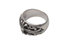 画像をギャラリービューアに読み込む, CHROME HEARTS クロムハーツ フローラルクロス リング 指輪 サイズ18号 重量約16.0g 1992/sterling刻印 シルバー 美品 中古 4b001593