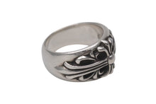 画像をギャラリービューアに読み込む, CHROME HEARTS クロムハーツ フローラルクロス リング 指輪 サイズ18号 重量約16.0g 1992/sterling刻印 シルバー 美品 中古 4b001593