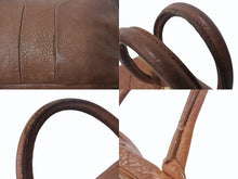 画像をギャラリービューアに読み込む, YVES SAINT LAURENT イヴ サンローラン ハンドバッグ 299172Y レザー ブラウン ゴールド金具 203314 良品 中古 4b001598