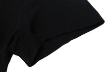 Load image into Gallery viewer, YVES SAINT LAURENT イヴサンローラン 半袖Tシャツ Y1LFE サイズS ロゴプリント ブラック ホワイト コットン 美品 中古 4b001601