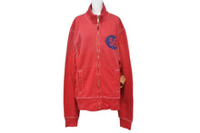 画像をギャラリービューアに読み込む, TRUE RELIGION トゥルー レリジョン TRACK SWEAT パーカー ORIGINAL TRBJ 56 コットン レッド ホワイト サイズXXXL 美品 中古 4b001607