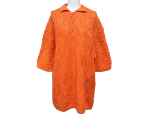 COOGI クージーニット 半袖 ポロシャツ 立体編み込み 3Dニット ハーフ