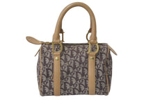 Load image into Gallery viewer, Christian Dior ディオール ハンドバッグ ミニボストン トロッター ブラウン スピーディ 20cm 美品 中古 4b001609