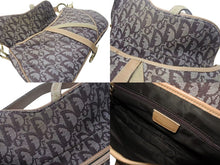画像をギャラリービューアに読み込む, Christian Dior クリスチャンディオール ワンショルダーバッグ トロッター ダブルサドル ブラウン ガリアーノ期 美品 中古 4b001610