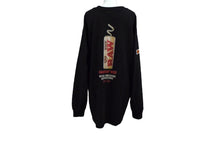 画像をギャラリービューアに読み込む, 新品未使用 RAW x INTERBREED インターブリード IB Hardware HEMP WICK LS Tee 長袖 ブラック 刺繍 バックプリント サイズXL 中古 4b001627