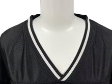 画像をギャラリービューアに読み込む, STUSSY ステューシー メッシュ 半袖 ゲームシャツ サイズXL ブラック ホワイト ロゴプリント 美品 中古 4b001628