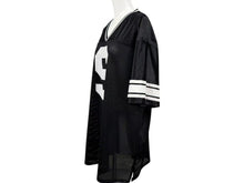 画像をギャラリービューアに読み込む, STUSSY ステューシー メッシュ 半袖 ゲームシャツ サイズXL ブラック ホワイト ロゴプリント 美品 中古 4b001628