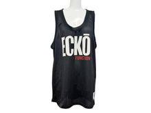 画像をギャラリービューアに読み込む, ECKO エコー メッシュ タンクトップ バスケットボール ジャージ ブラック 黒 品質表示タグ印字消え 美品 中古 4b001630