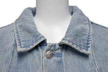 画像をギャラリービューアに読み込む, 極美品 VANDY THE PINK ヴァンディーザピンク RIDER DENIM JACKET ライダーデニムジャケット ポリエステル ライトブルー サイズL 中古 4b001634