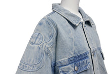 画像をギャラリービューアに読み込む, 極美品 VANDY THE PINK ヴァンディーザピンク RIDER DENIM JACKET ライダーデニムジャケット ポリエステル ライトブルー サイズL 中古 4b001634