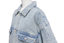 画像をギャラリービューアに読み込む, 極美品 VANDY THE PINK ヴァンディーザピンク RIDER DENIM JACKET ライダーデニムジャケット ポリエステル ライトブルー サイズL 中古 4b001634