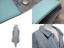 画像をギャラリービューアに読み込む, 極美品 VANDY THE PINK ヴァンディーザピンク RIDER DENIM JACKET ライダーデニムジャケット ポリエステル ライトブルー サイズL 中古 4b001634