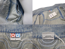 画像をギャラリービューアに読み込む, 極美品 VANDY THE PINK ヴァンディーザピンク RIDER DENIM JACKET ライダーデニムジャケット ポリエステル ライトブルー サイズL 中古 4b001634