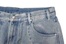 Load image into Gallery viewer, VANDY THE PINK ヴァンディーザピンク RIDER DENIM PANTS ライダーデニムパンツ ポリエステル ライトブルー サイズM 美品 中古 4b001635