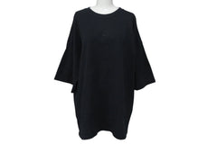 NIKE ナイキ over sized fit オーバーサイズ tシャツ コットン ロゴ刺繍 ブラック サイズ S FA9767-010 中古 4b001641
