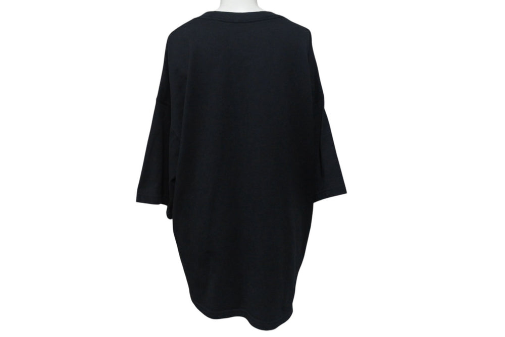 NIKE ナイキ over sized fit オーバーサイズ tシャツ コットン ロゴ刺繍 ブラック サイズ S FA9767-010 中古 4b001641