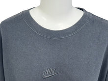 画像をギャラリービューアに読み込む, NIKE ナイキ over sized fit オーバーサイズ tシャツ コットン ロゴ刺繍 ブラック サイズ S FA9767-010 美品 中古 4b001640