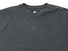 画像をギャラリービューアに読み込む, NIKE ナイキ over sized fit オーバーサイズ tシャツ コットン ロゴ刺繍 ブラック サイズ S FA9767-010 美品 中古 4b001640